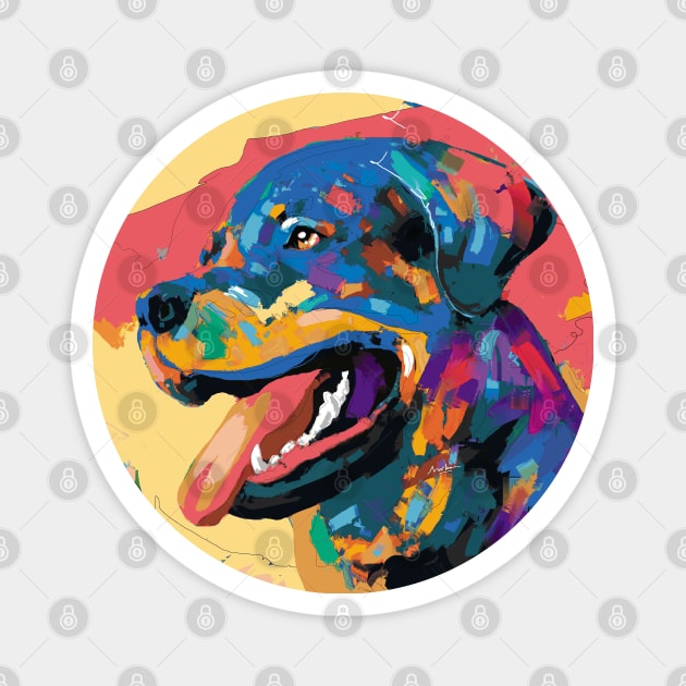 Rottweiler Magnet by mailsoncello